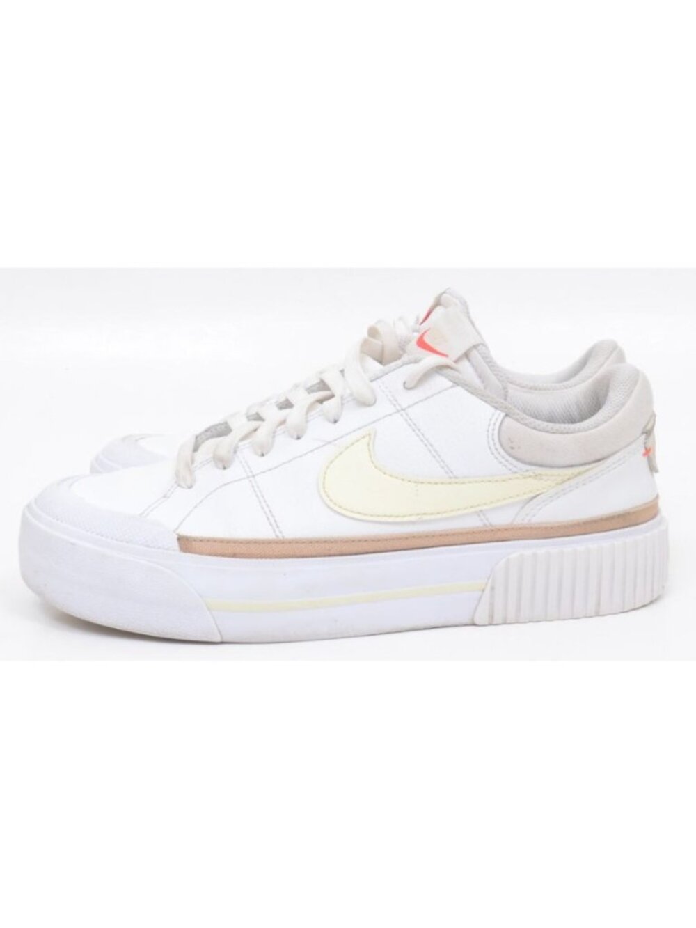 Nike Court Legacy Lift White Coconut Milk Women's Size 9 Platform DM7590-106 - Picture 5 of 9